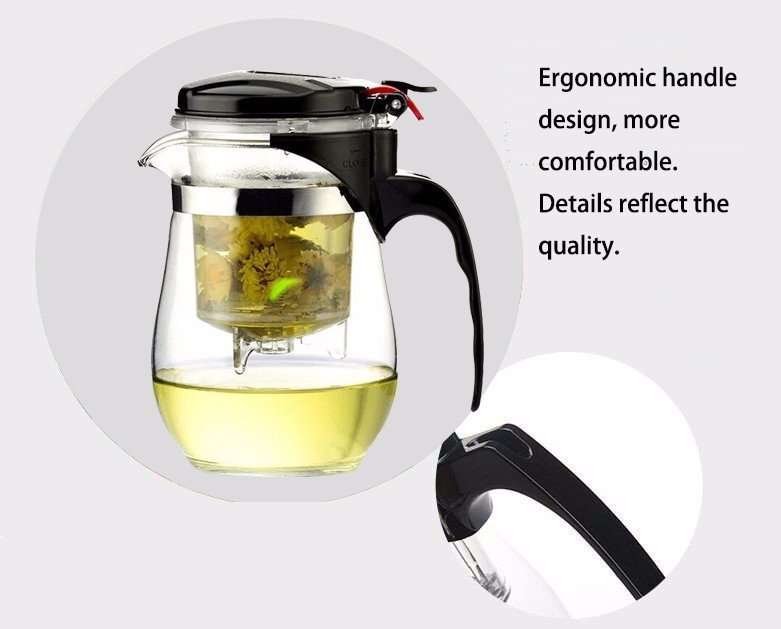 Heat Resistant Glass Teapot - Image 3