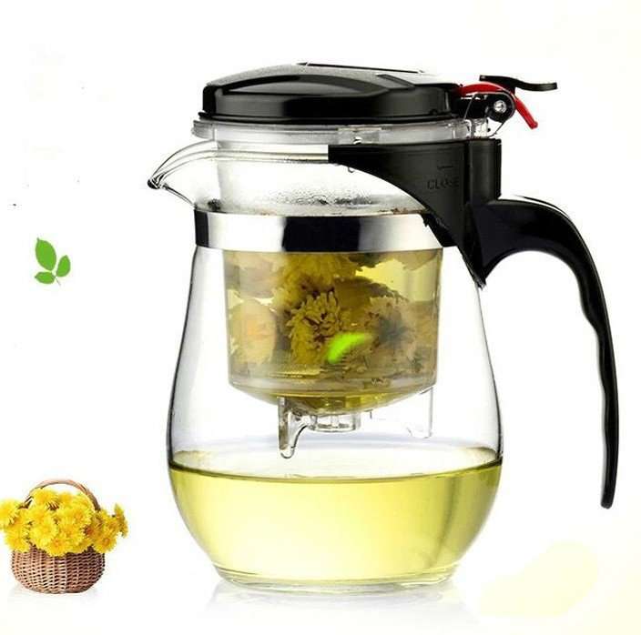 Heat Resistant Glass Teapot - Image 1
