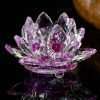 Crystal Lotus Flower Ornament - Thumbnail Image 3