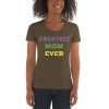 Women's Crew Neck T-shirt - GREATEST MOM EVER - Thumbnail Image 2