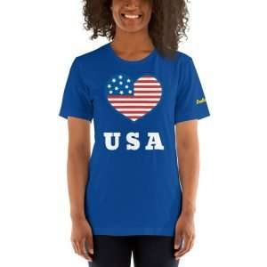 Love USA - Short-Sleeve Unisex T-Shirt