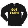 Long Sleeve T-shirt - Got Faith - Thumbnail Image 1