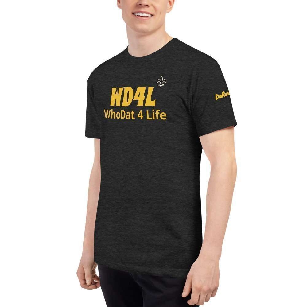 Unisex Tri-Blend Track Shirt - WD4L (Whodat 4 Life) - Image 3