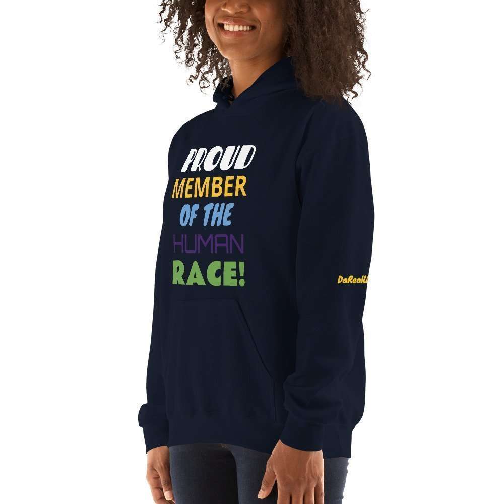 Unisex Hoodie - Proud Member of the Human Race - Image 7