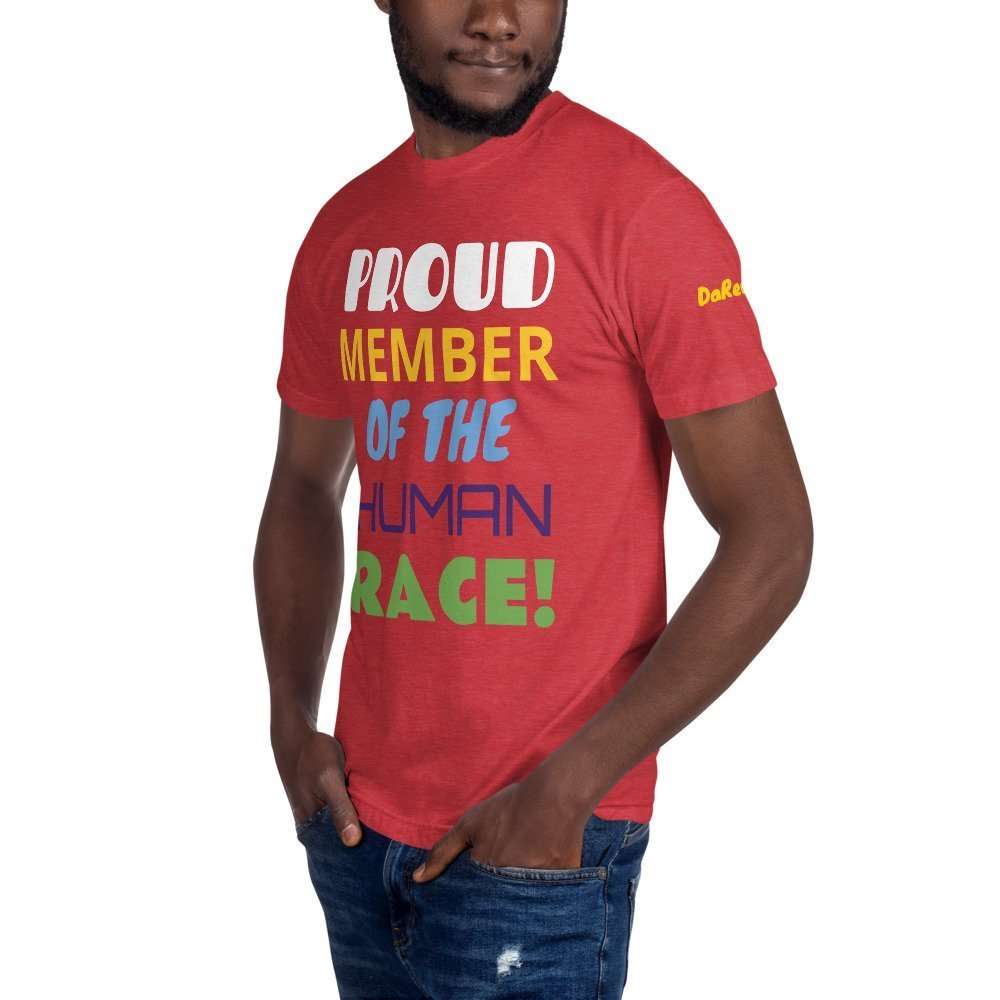 Unisex Crew Neck Tee - Proud Member of the Human Race! - Image 16