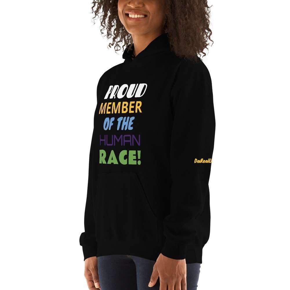 Unisex Hoodie - Proud Member of the Human Race - Image 4