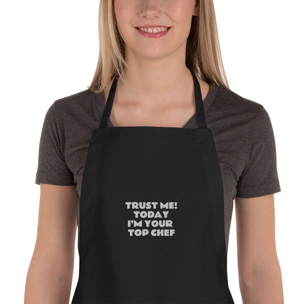 Embroidered Apron- Trust Me - Image 2
