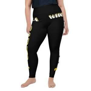 NOLA Saints All-Over Print Plus Size Leggings