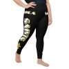 NOLA Saints All-Over Print Plus Size Leggings - Thumbnail Image 3