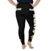 NOLA Saints All-Over Print Plus Size Leggings - Thumbnail Image 2