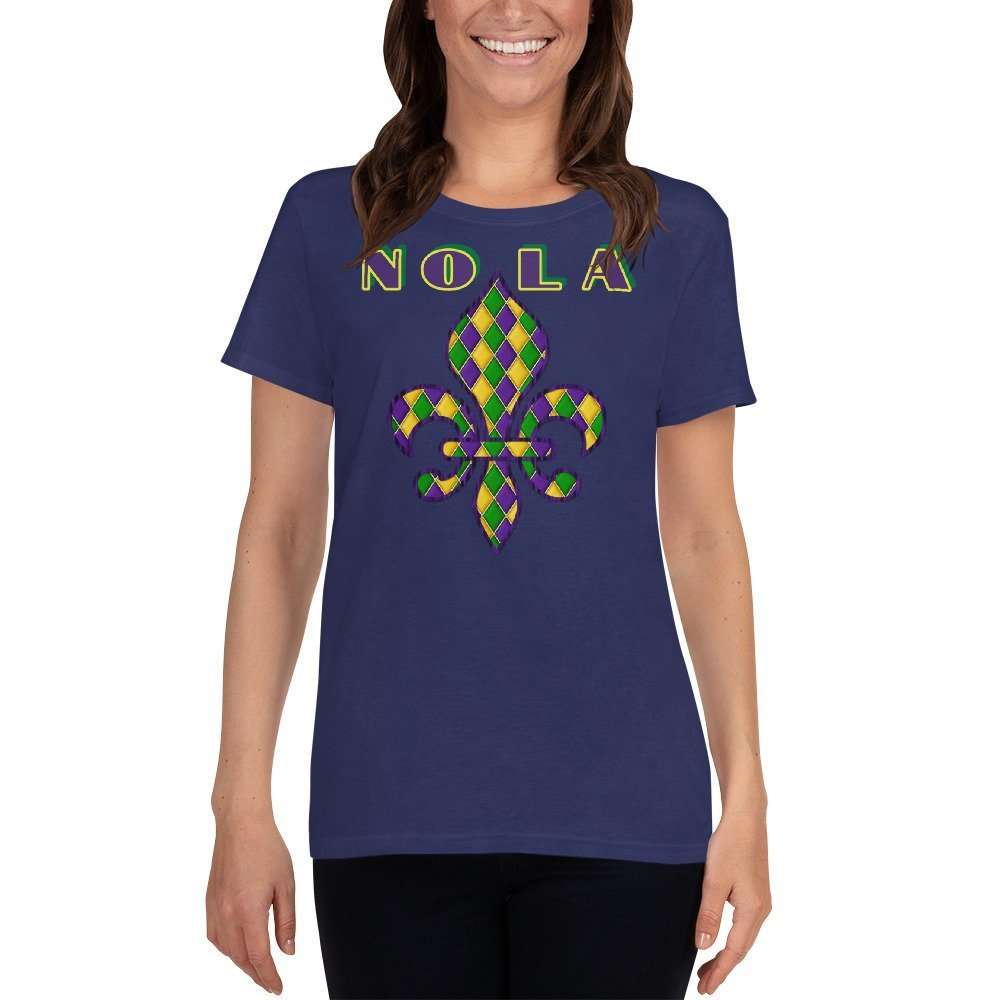 Lue's House NOLA Mardi Gras Women's Short Sleeve T-shirt - Image 4