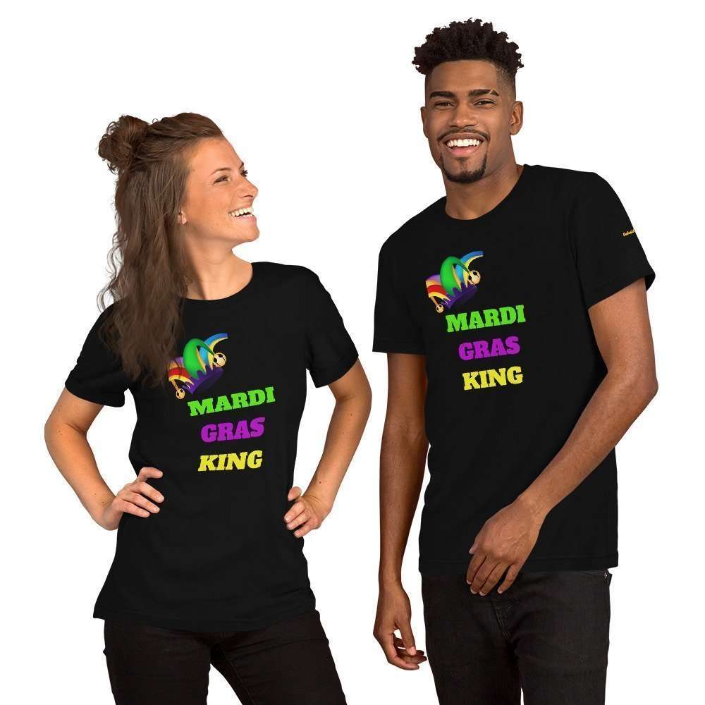 Mardi Gras King Short-Sleeve Unisex T-Shirt - Image 3