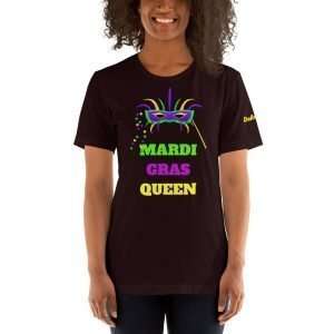 Mardi Gras Queen Short-Sleeve Unisex T-Shirt