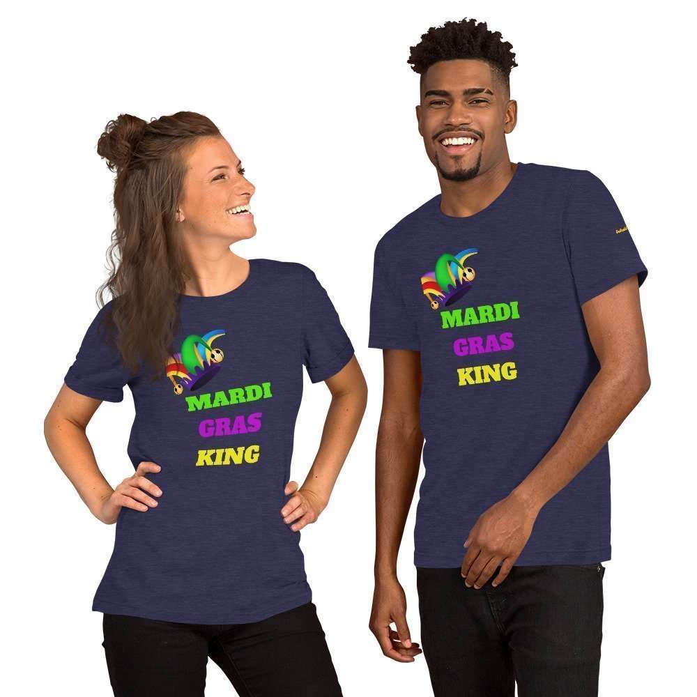 Mardi Gras King Short-Sleeve Unisex T-Shirt - Image 4