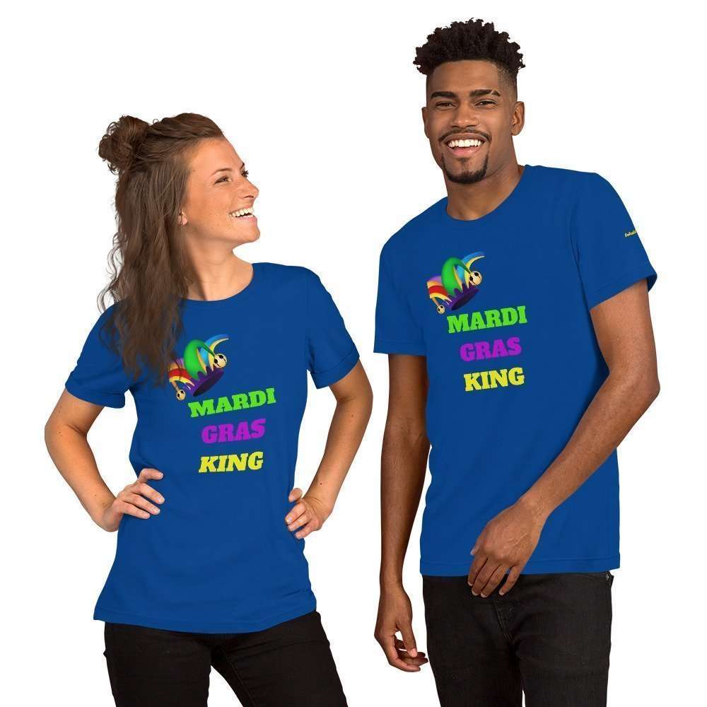 Mardi Gras King Short-Sleeve Unisex T-Shirt - Image 6