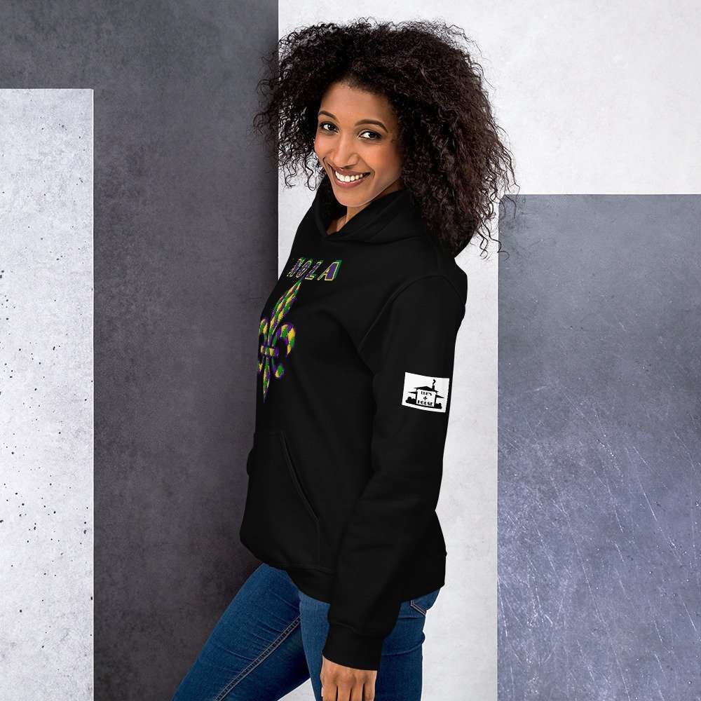 Lue's House Mardi Gras Unisex Hoodie - Image 7