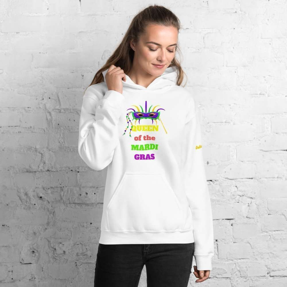 Queen of the Mardi Gras Unisex Hoodie - Image 2