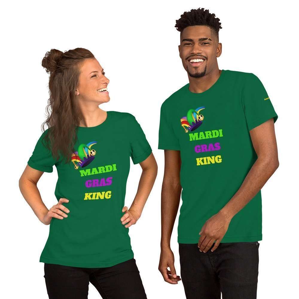 Mardi Gras King Short-Sleeve Unisex T-Shirt - Image 5