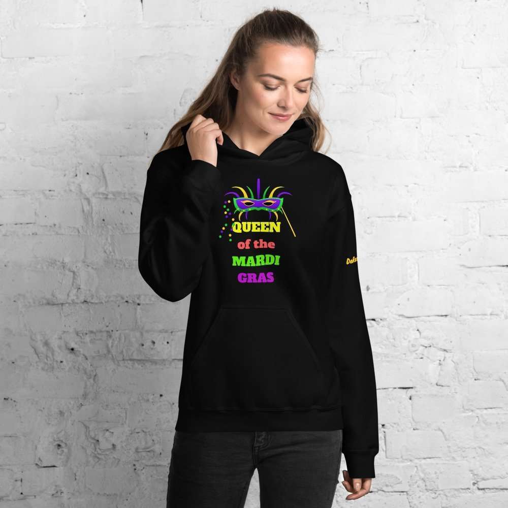 Queen of the Mardi Gras Unisex Hoodie - Image 1